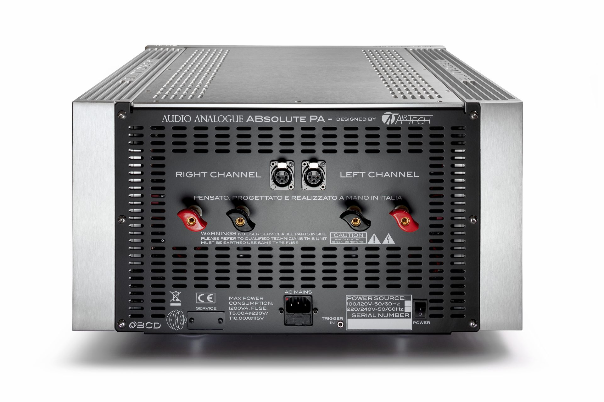 AUDIO ANALOGUE ABsolute PA Stereoendverstärker AUDIO ANALOGUE ABsolute PA Stereoendverstärker