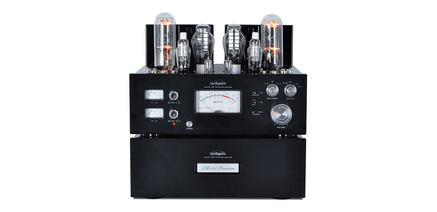 LM_845P_front Line Magnetic LM-845 Premium Vollverstärker