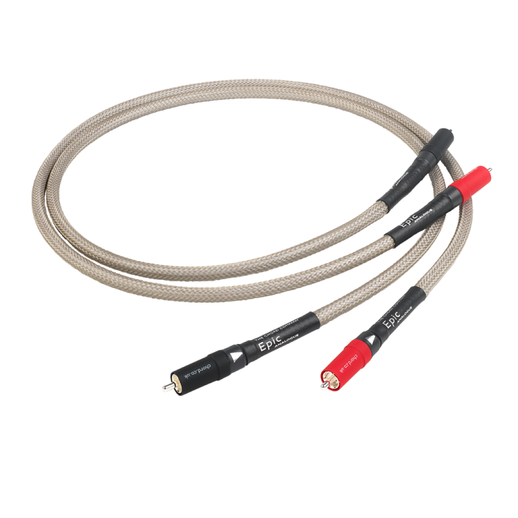 epic-rca-float-750x750 The Chord Company: EpicX Analog RCA-Kabel 0,5m (1 Paar)