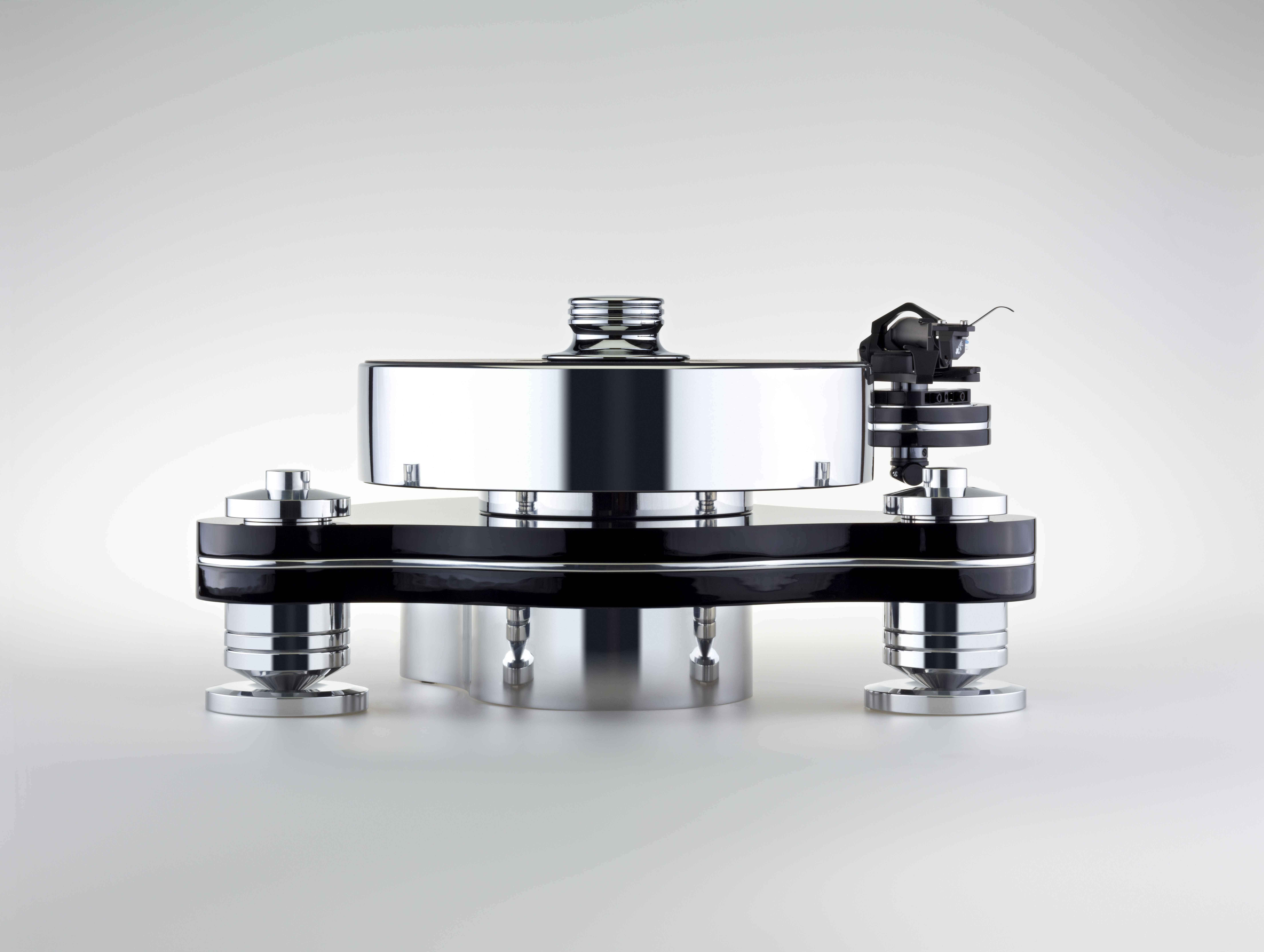 Rondino-089_front-flach Transrotor RONDINO NERO FMD Plattenspieler