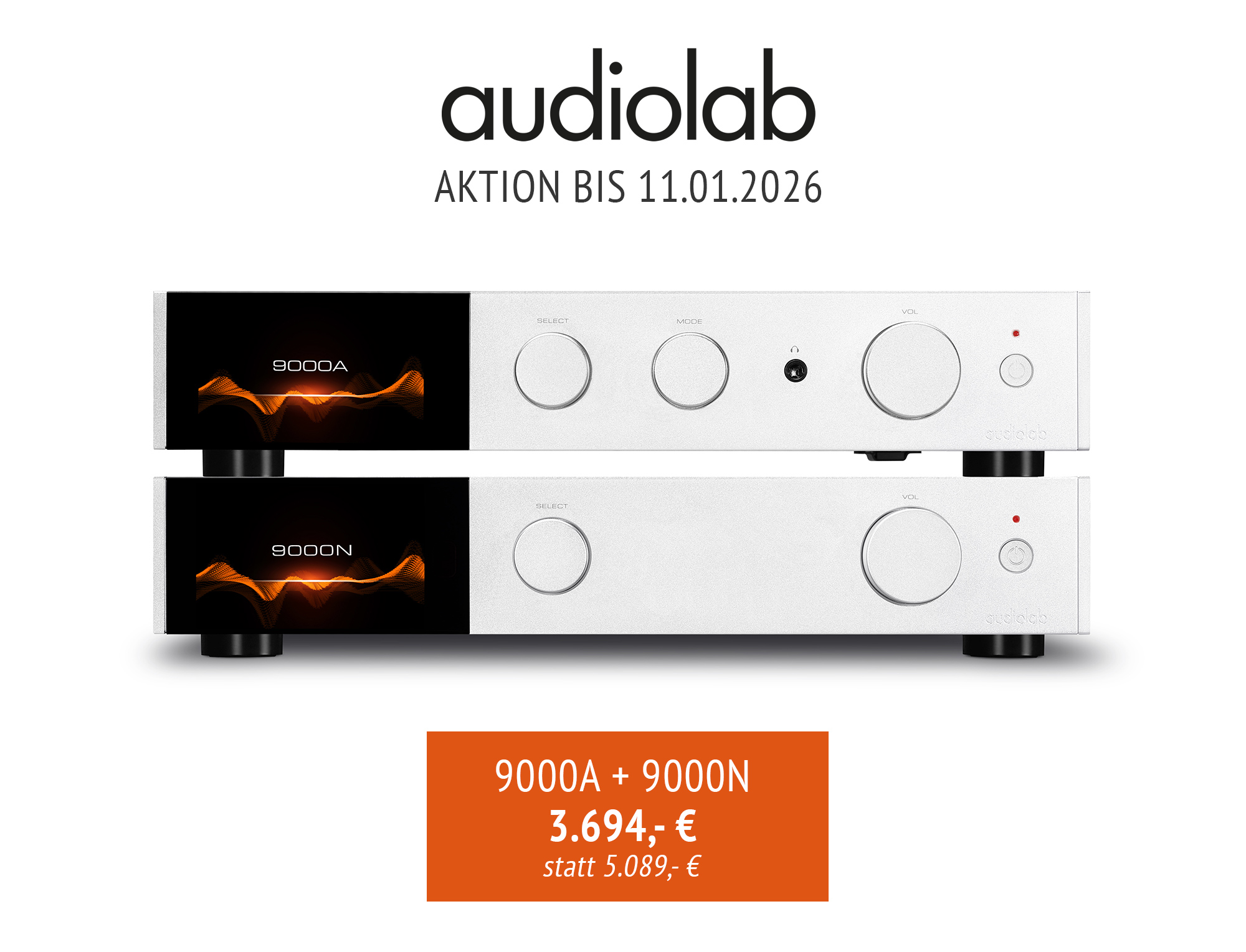 AKTION: audiolab 9000A und 9000N im Bundle