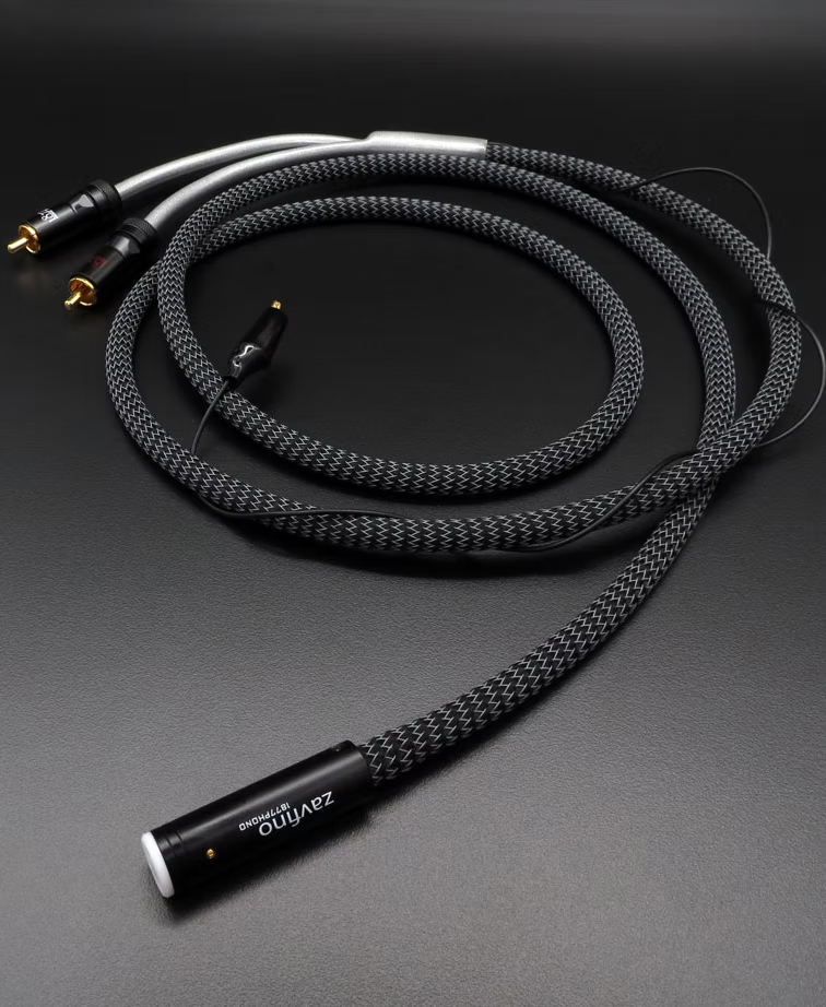 Zavfino Mahone T1 DIN 0° auf RCA Tonarmkabel 1,5m   