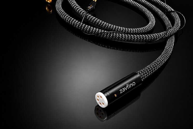 Zavfino Mahone T1 DIN 0° auf XLR Tonarmkabel 1,5m  