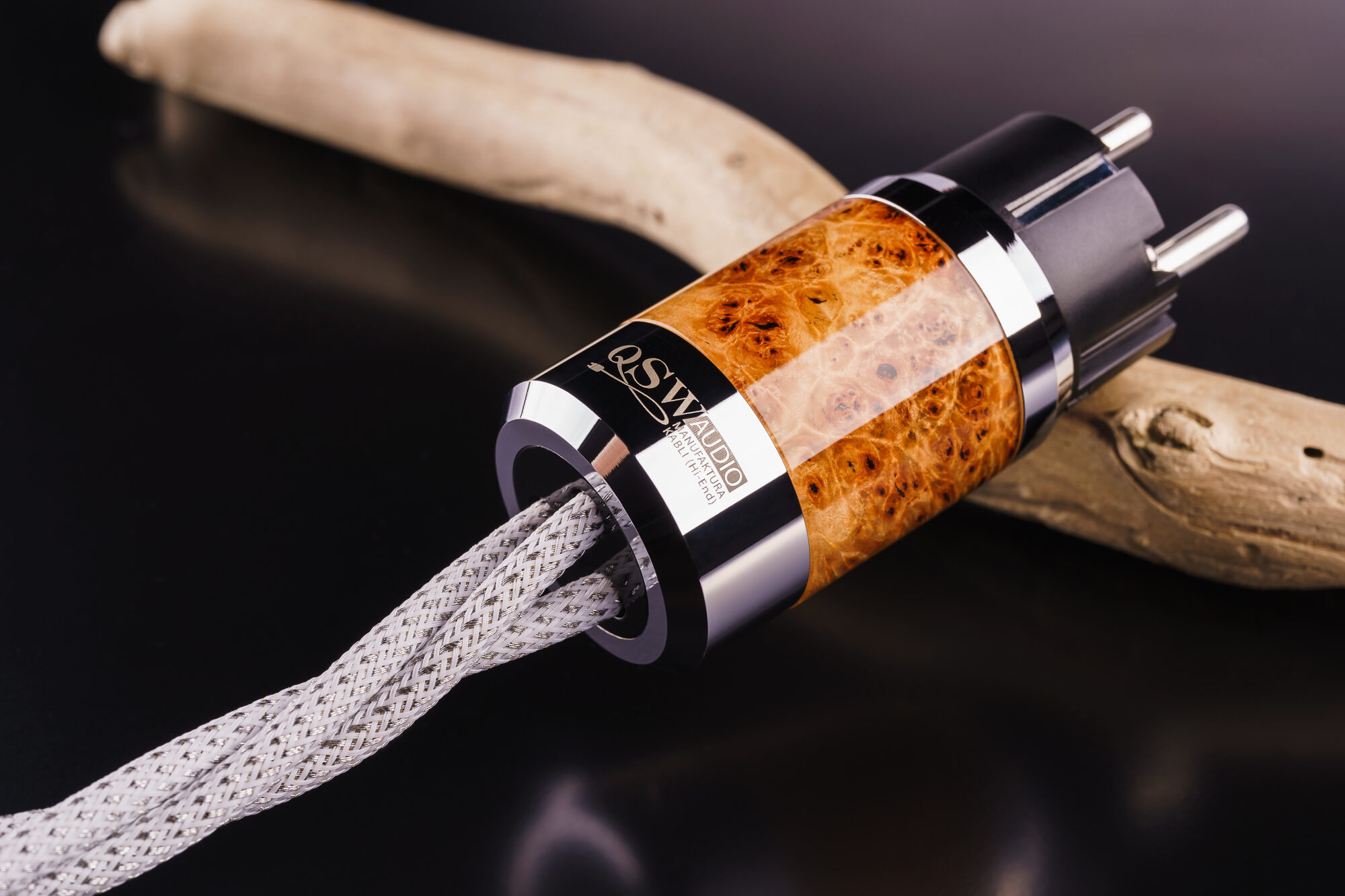 QWS-Netzkabel-P-Silber-5N