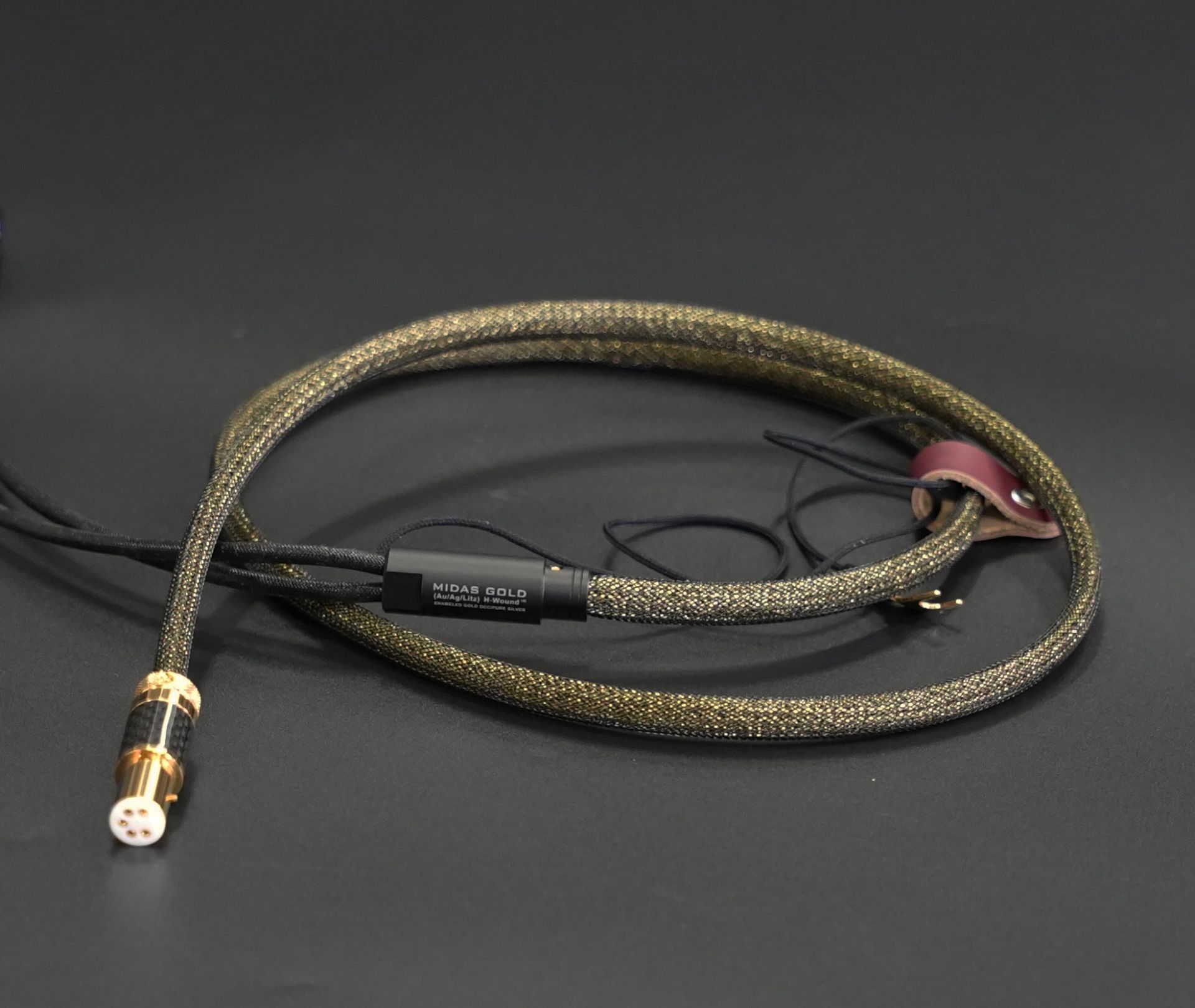 Zavfino Midas - DIN 90° auf XLR 1,5m Tonarmkabel  