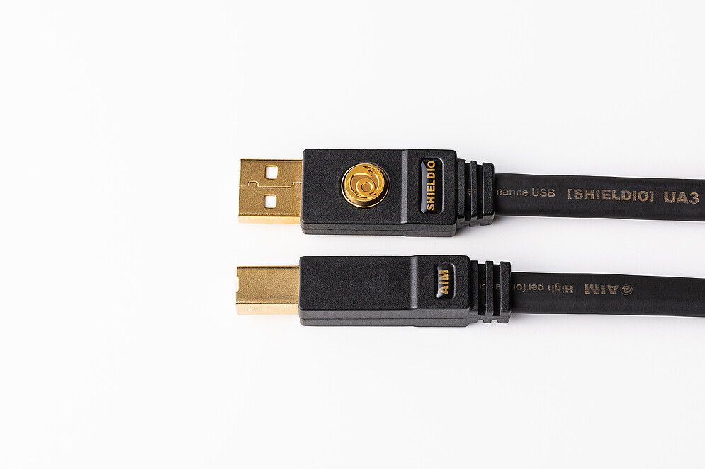AIM UA3 Pure Silver Flaggschiff-USB-Kabel