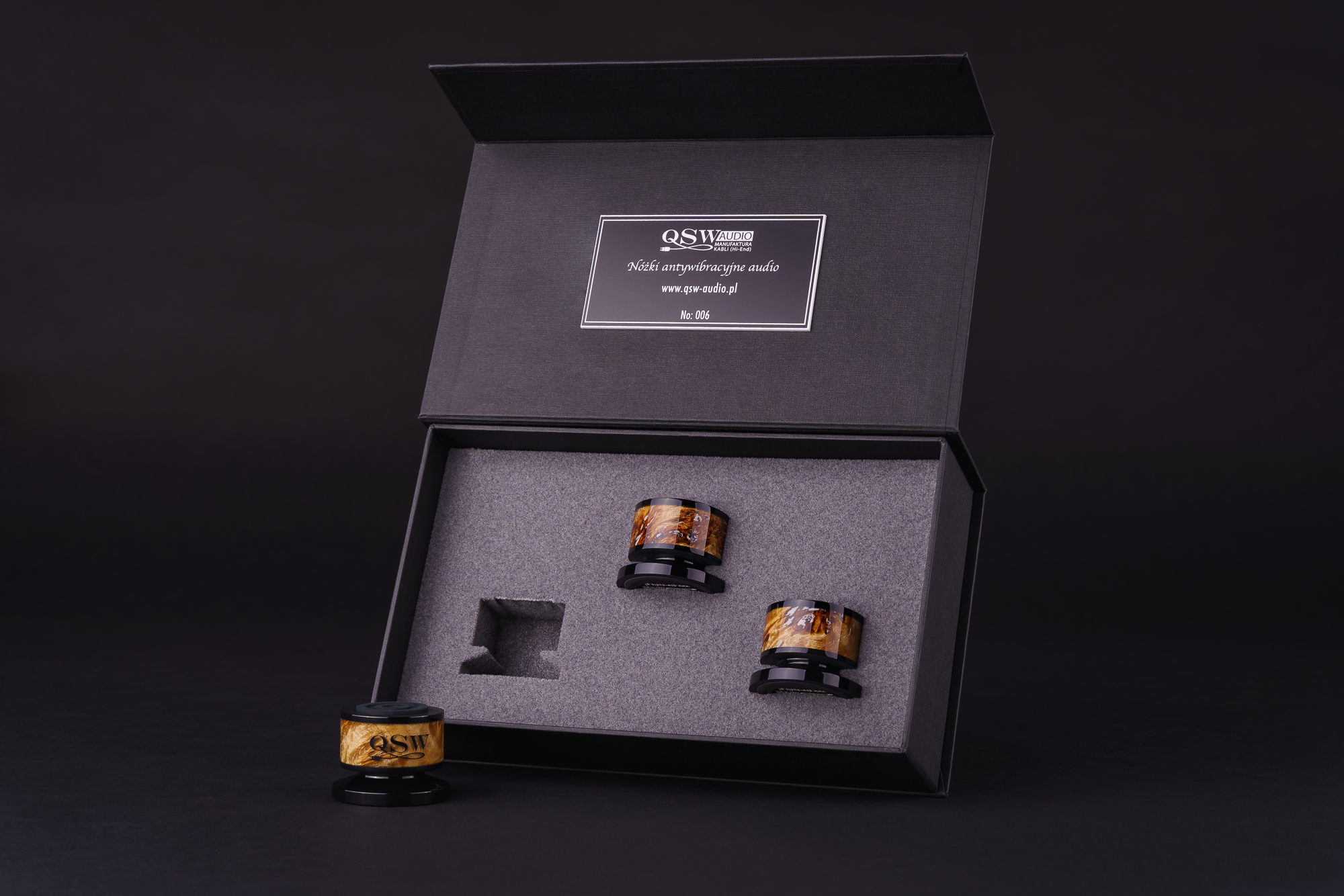 QWS-Antivibrationsfu-sse QSW-audio Absorber Anti-Vibrations-Füße